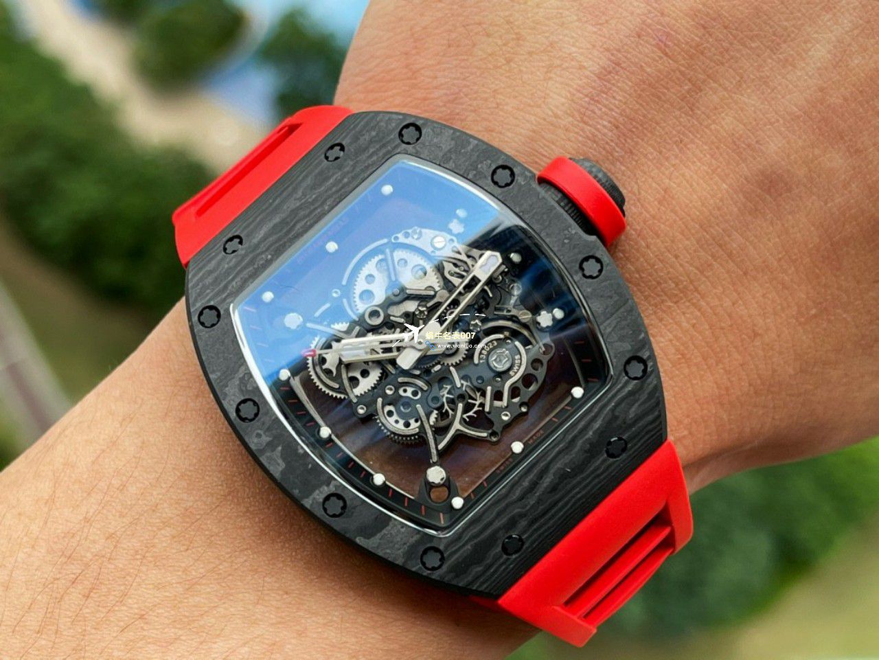 BBR Factory  Perfect  Replica Copy  RICHARD MILLE RM055一体 Movement  Watches /六点位飞轮可转 / BBRRMO55