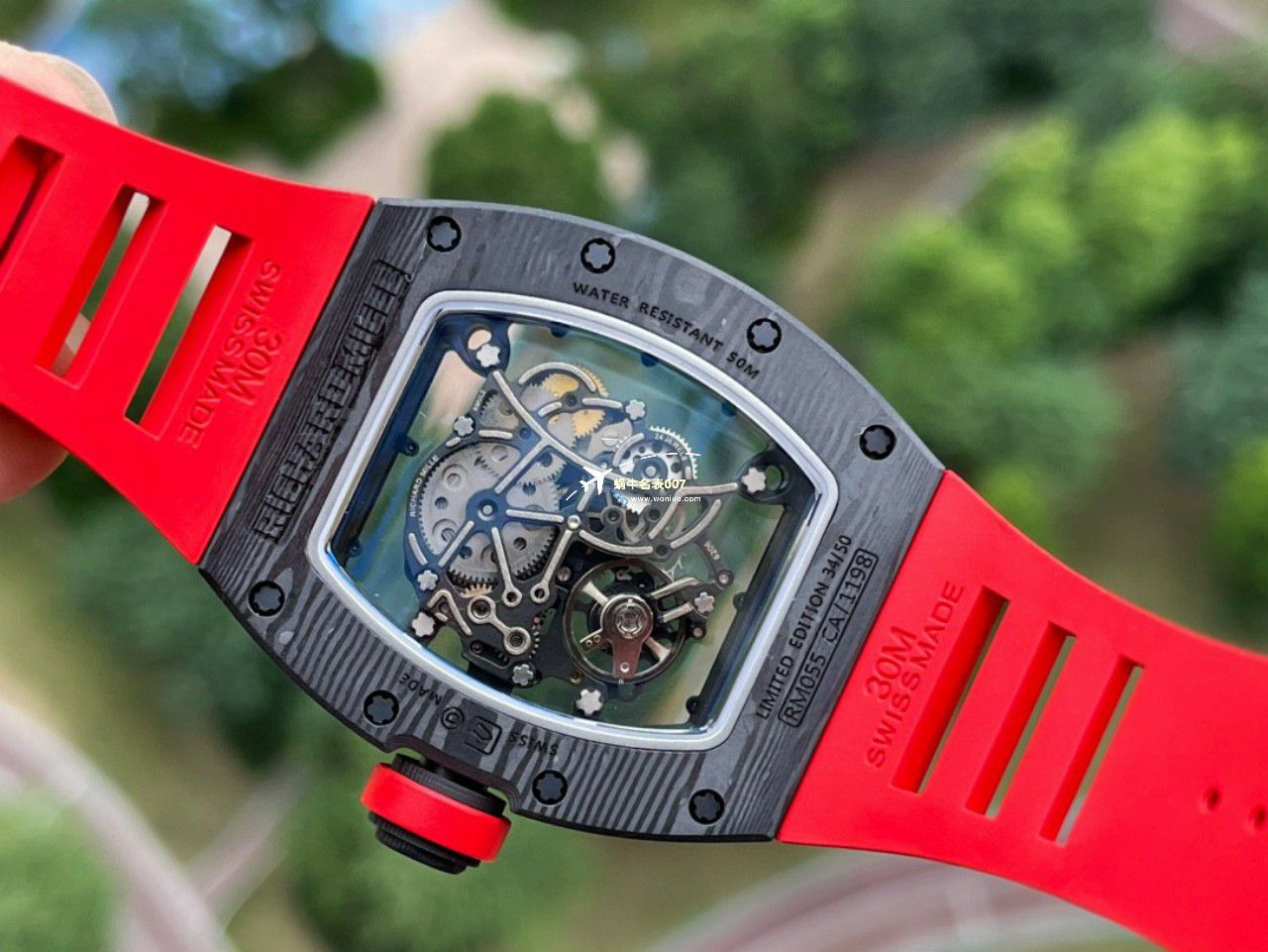 BBR Factory  Perfect  Replica Copy  RICHARD MILLE RM055一体 Movement  Watches /六点位飞轮可转 / BBRRMO55