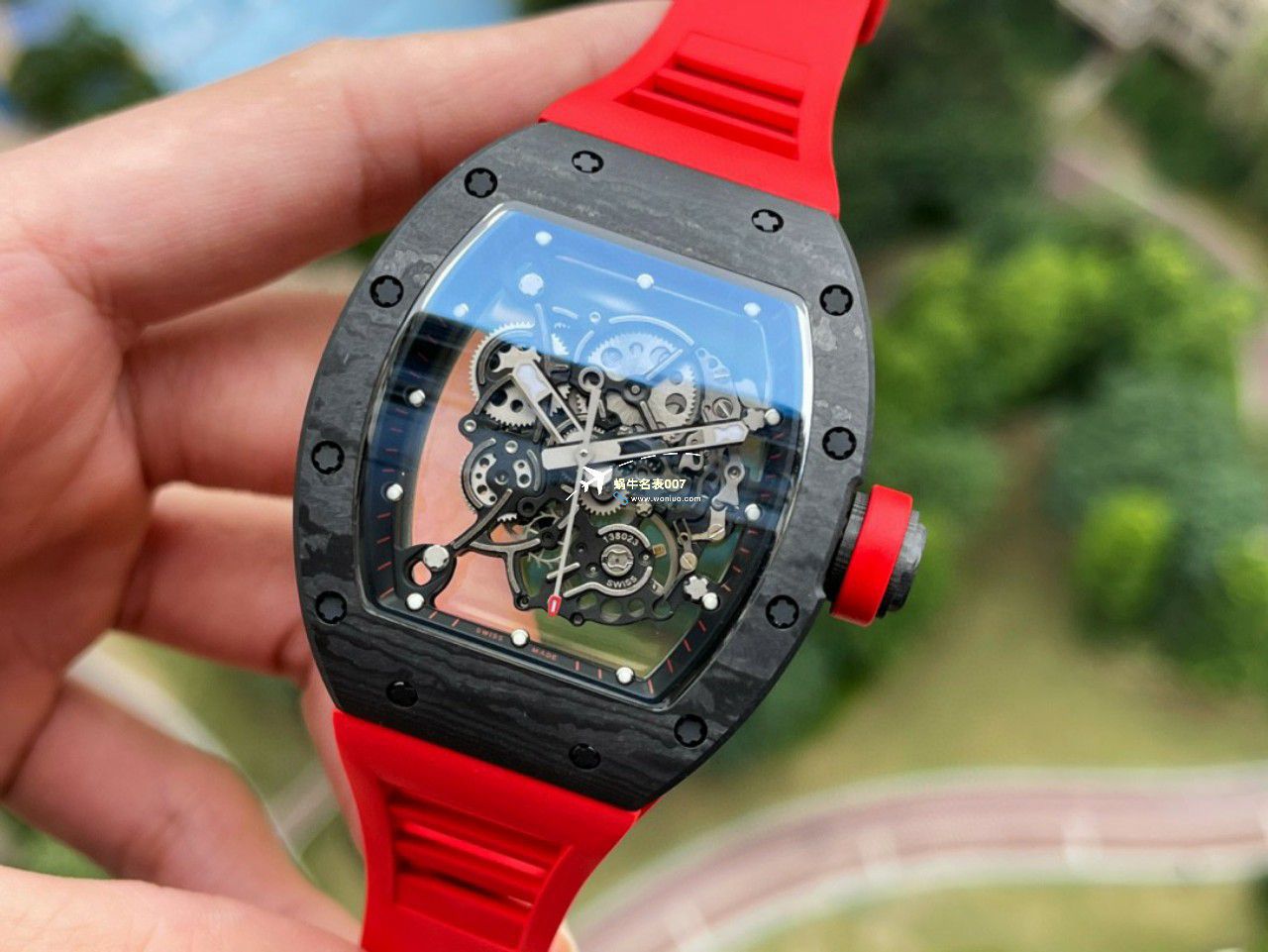 BBR Factory  Perfect  Replica Copy  RICHARD MILLE RM055一体 Movement  Watches /六点位飞轮可转 / BBRRMO55