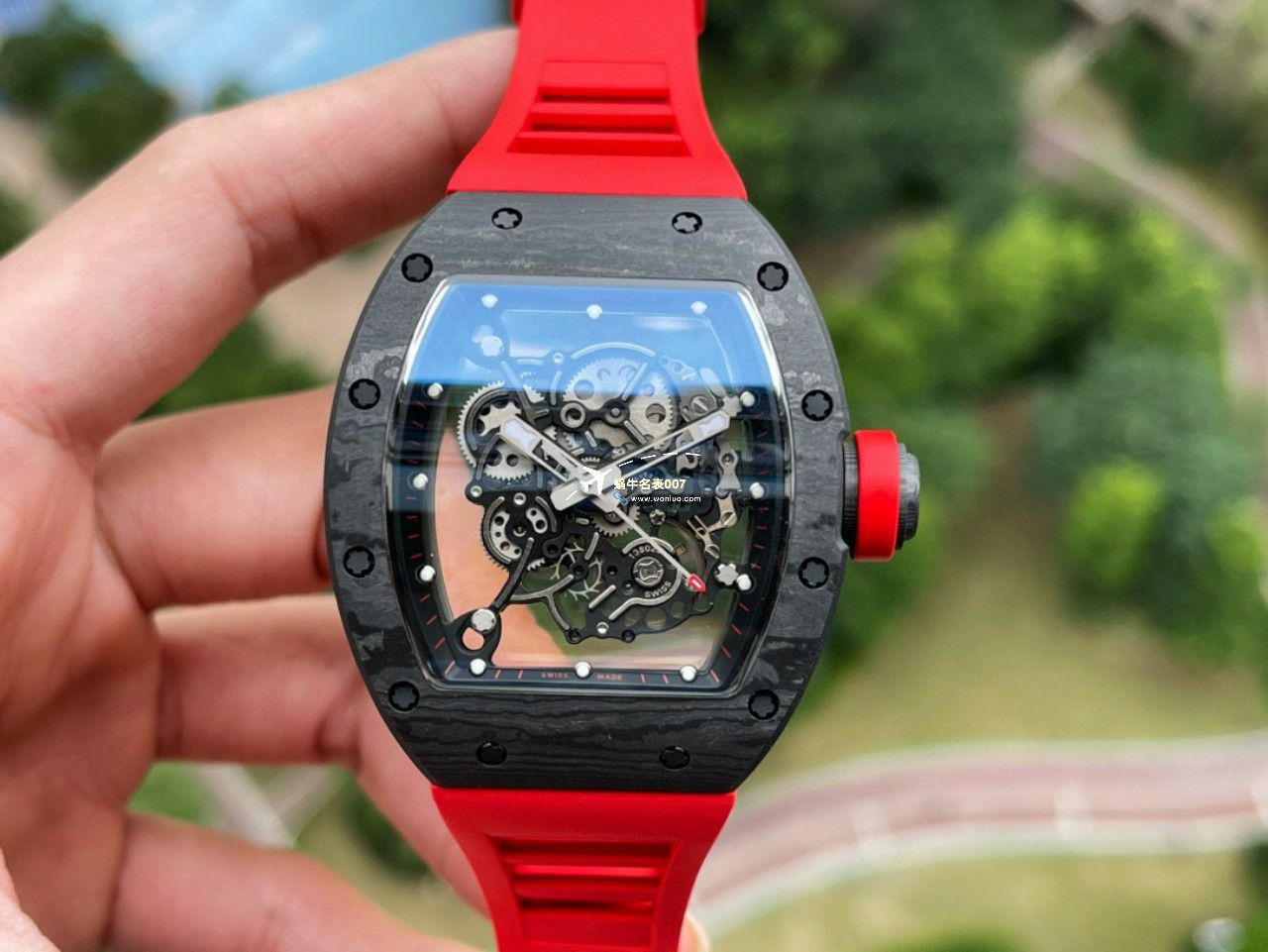 BBR Factory  Perfect  Replica Copy  RICHARD MILLE RM055一体 Movement  Watches /六点位飞轮可转 / BBRRMO55