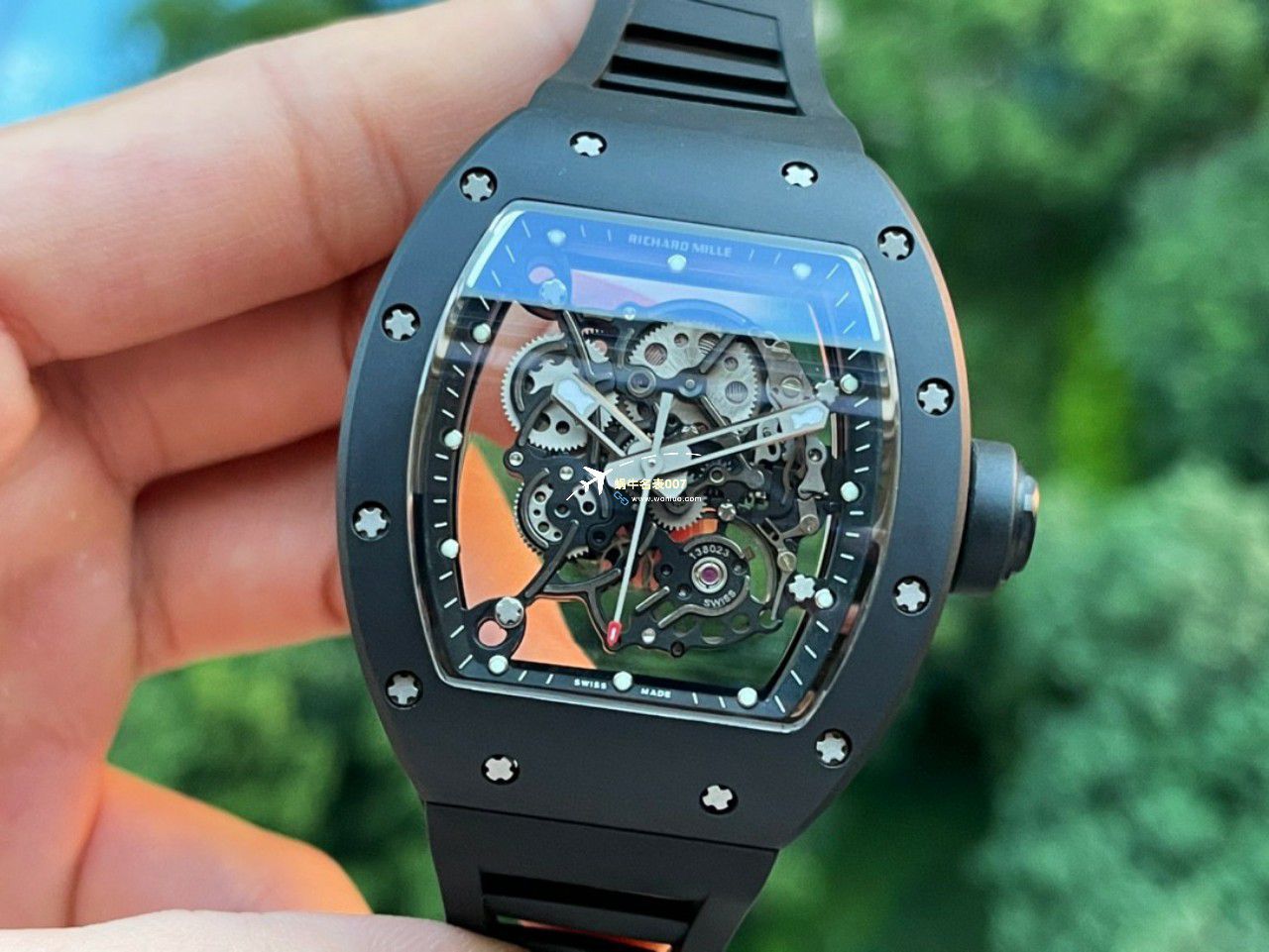 BBR Factory  Perfect  Replica Copy  RICHARD MILLE RM055一体 Movement  Watches /六点位飞轮可转 / BBRRMO55