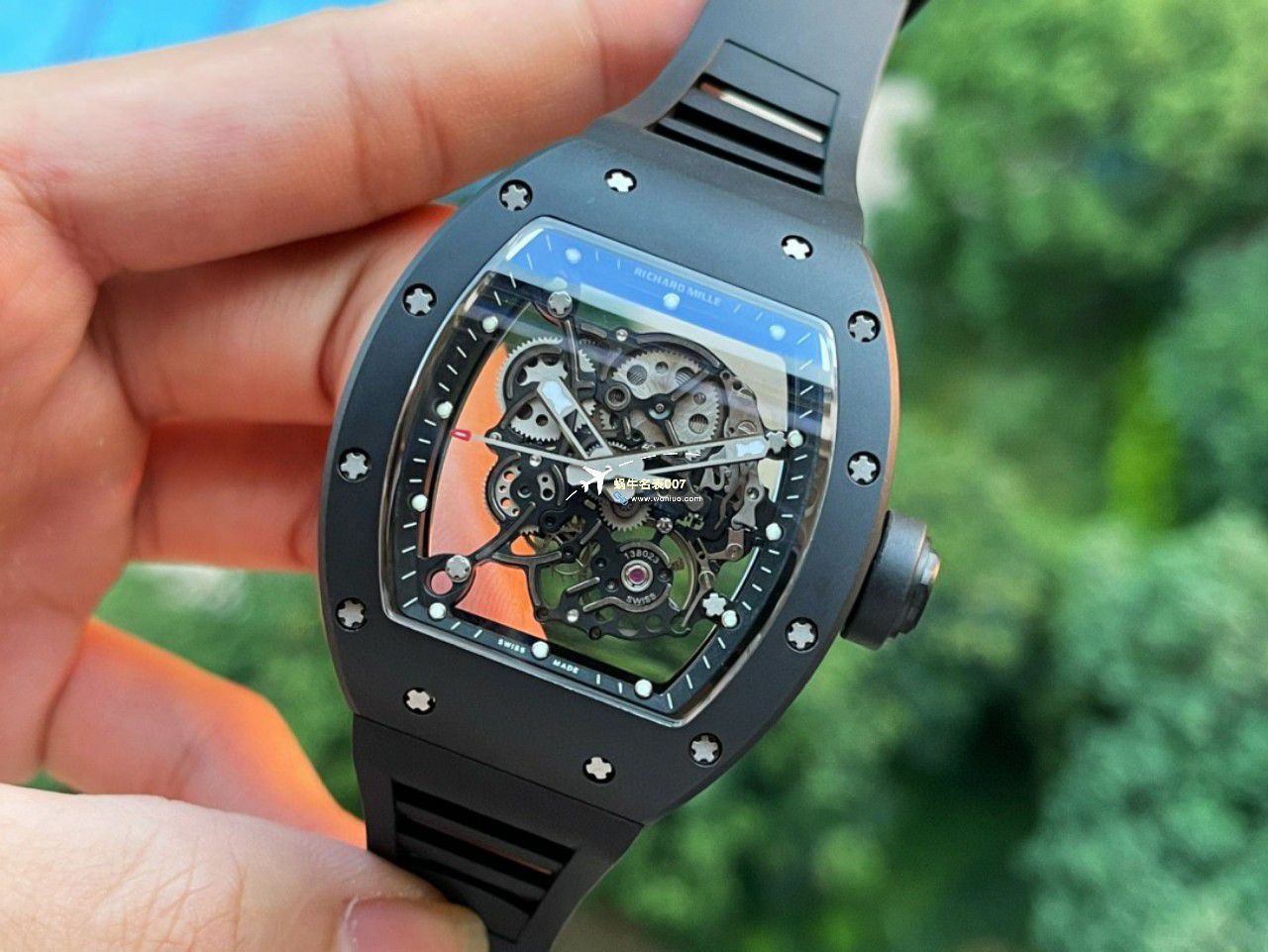 BBR Factory  Perfect  Replica Copy  RICHARD MILLE RM055一体 Movement  Watches /六点位飞轮可转 / BBRRMO55