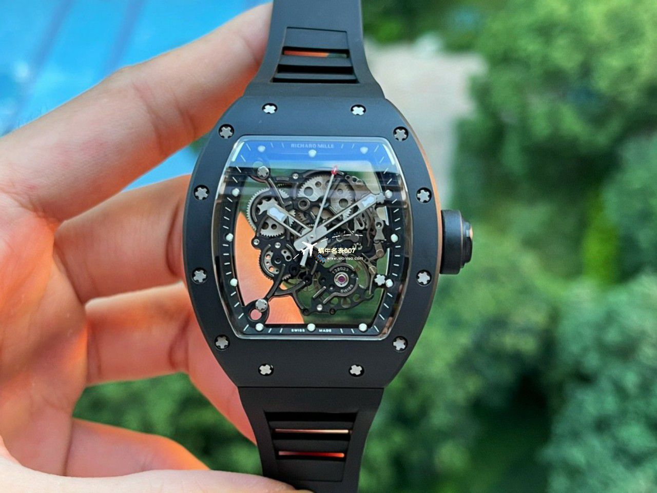 BBR Factory  Perfect  Replica Copy  RICHARD MILLE RM055一体 Movement  Watches /六点位飞轮可转 / BBRRMO55