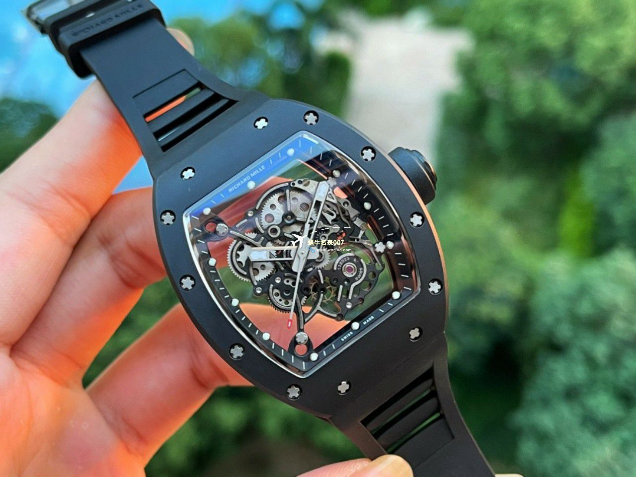 BBR Factory  Perfect  Replica Copy  RICHARD MILLE RM055一体 Movement  Watches /六点位飞轮可转 / BBRRMO55