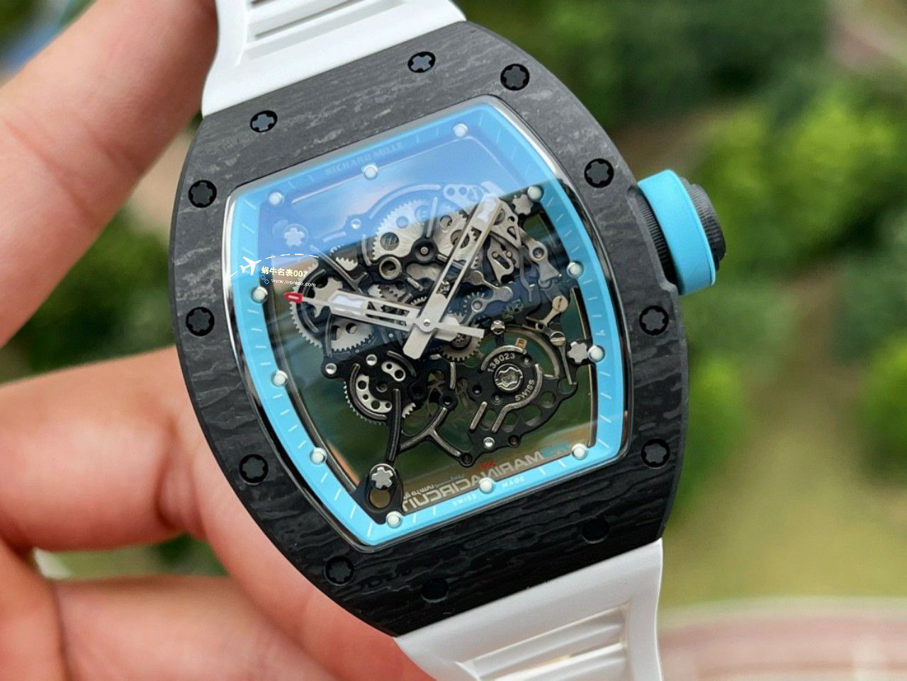 BBR Factory  Perfect  Replica Copy  RICHARD MILLE RM055一体 Movement  Watches /六点位飞轮可转 / BBRRMO55