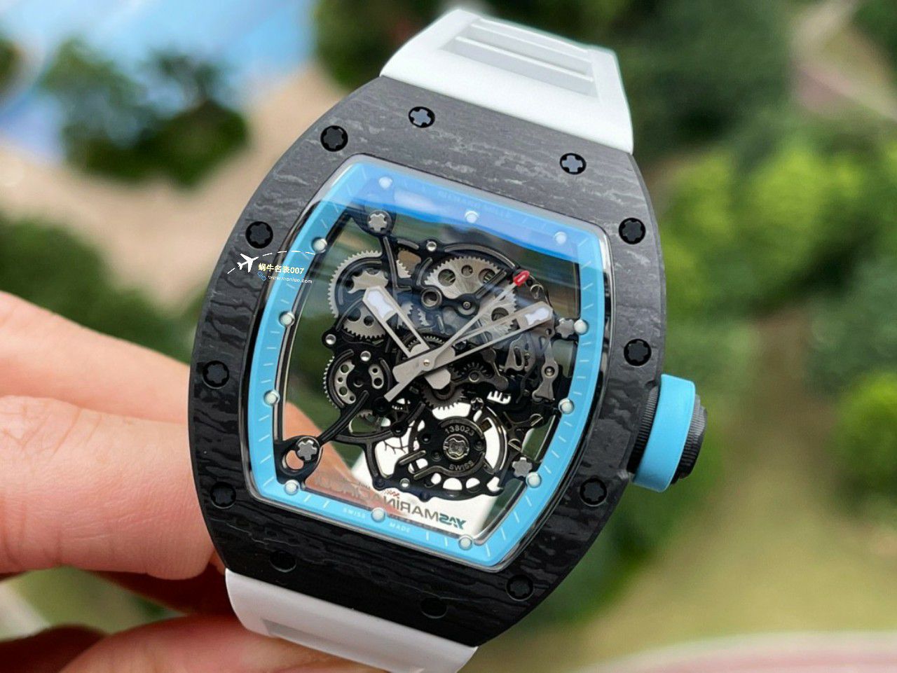 BBR Factory  Perfect  Replica Copy  RICHARD MILLE RM055一体 Movement  Watches /六点位飞轮可转 / BBRRMO55