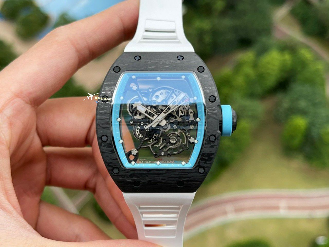 BBR Factory  Perfect  Replica Copy  RICHARD MILLE RM055一体 Movement  Watches /六点位飞轮可转 / BBRRMO55