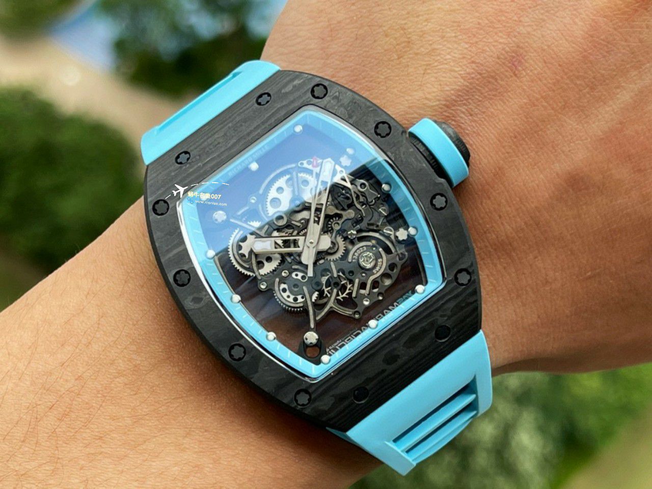 BBR Factory  Perfect  Replica Copy  RICHARD MILLE RM055一体 Movement  Watches /六点位飞轮可转 / BBRRMO55