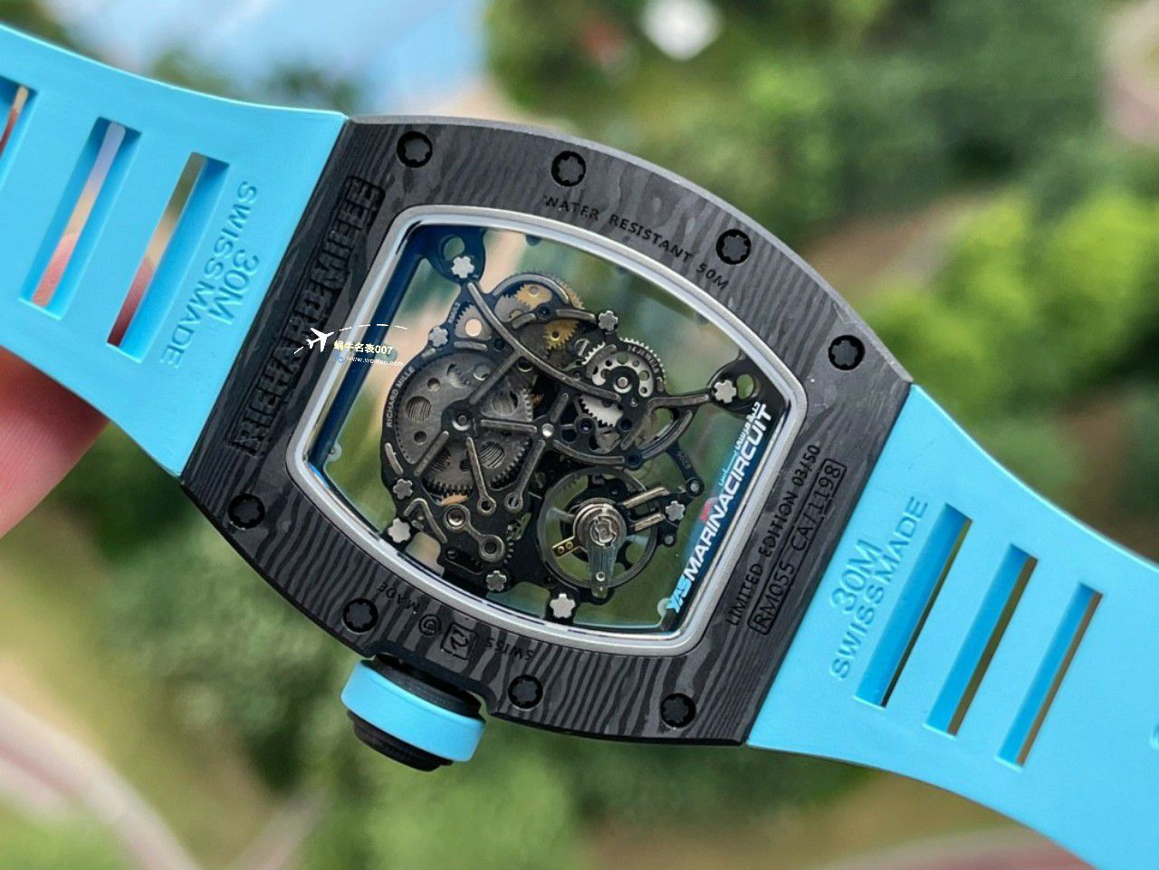 BBR Factory  Perfect  Replica Copy  RICHARD MILLE RM055一体 Movement  Watches /六点位飞轮可转 / BBRRMO55