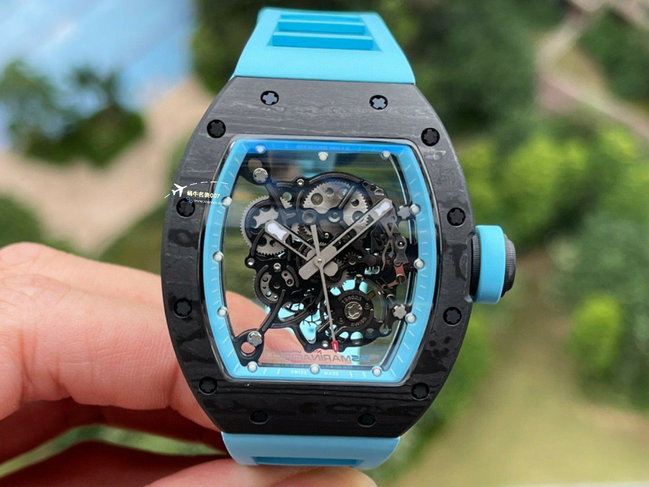 BBR Factory  Perfect  Replica Copy  RICHARD MILLE RM055一体 Movement  Watches /六点位飞轮可转 / BBRRMO55