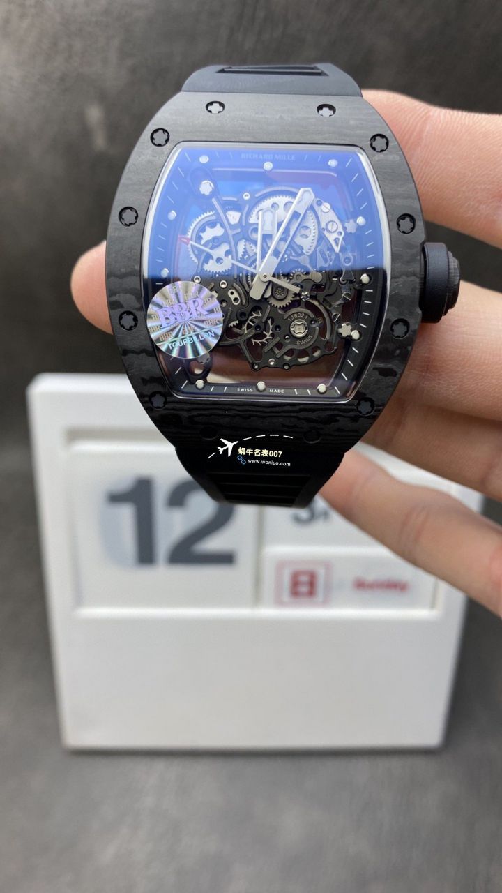 BBR Factory  Perfect  Replica Copy  RICHARD MILLE RM055一体 Movement  Watches /六点位飞轮可转 / BBRRMO55