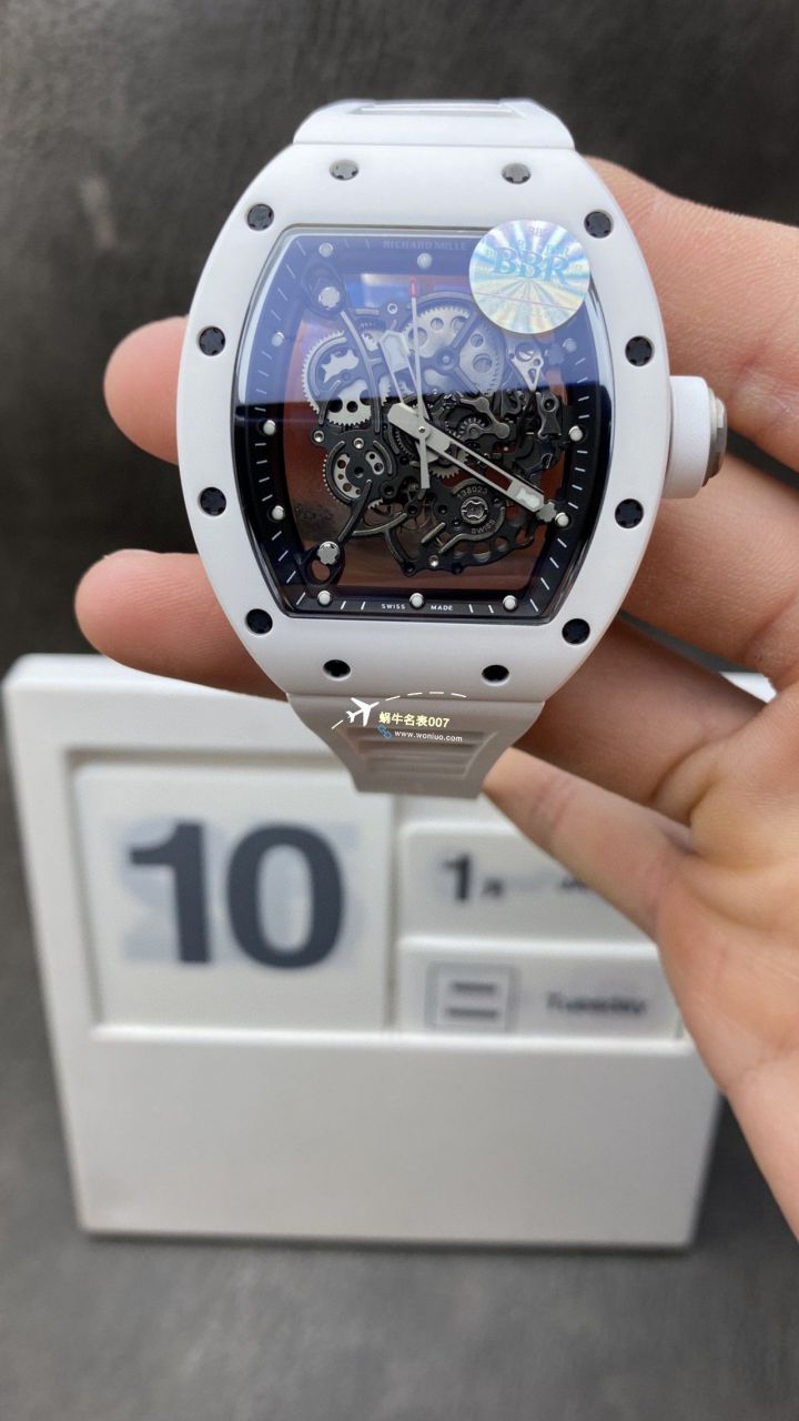 BBR Factory  Perfect  Replica Copy  RICHARD MILLE RM055一体 Movement  Watches /六点位飞轮可转 / BBRRMO55