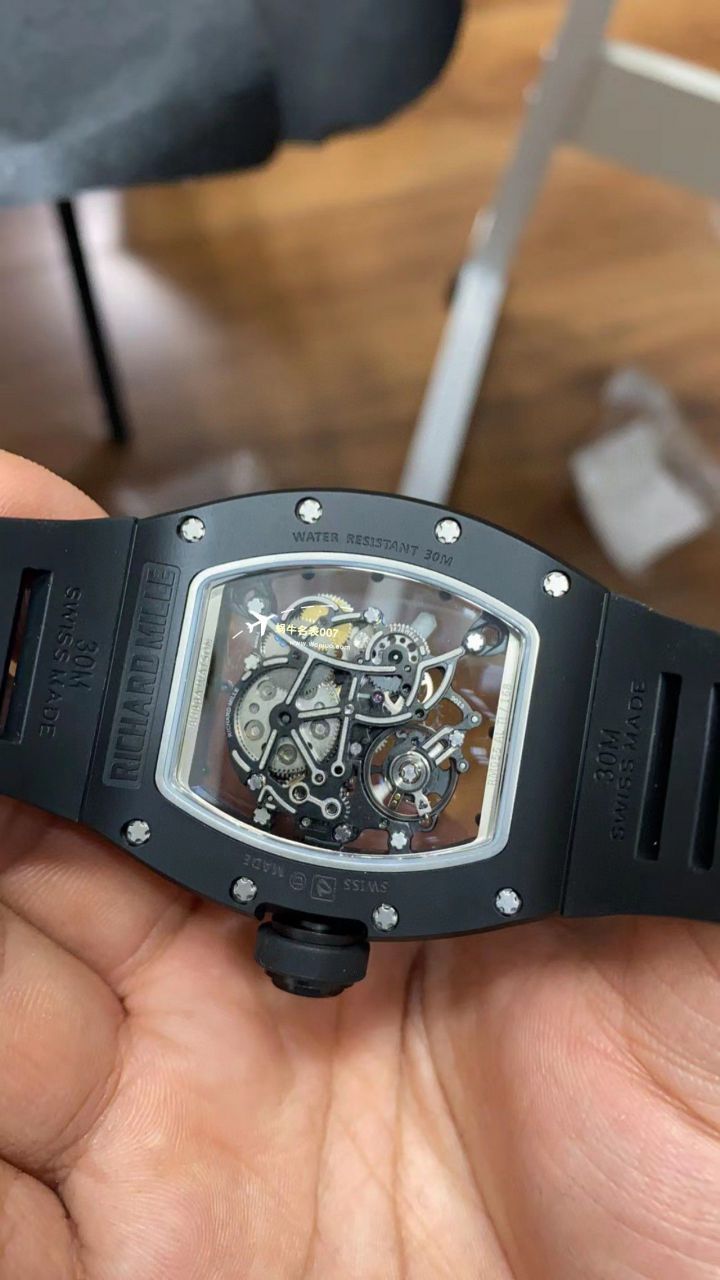 BBR Factory  Perfect  Replica Copy  RICHARD MILLE RM055一体 Movement  Watches /六点位飞轮可转 / BBRRMO55