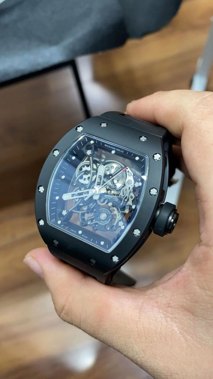 BBR Factory  Perfect  Replica Copy  RICHARD MILLE RM055一体 Movement  Watches /六点位飞轮可转 / BBRRMO55