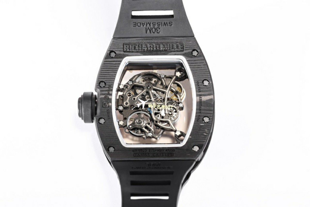 BBR Factory  Perfect  Replica Copy  RICHARD MILLE RM055一体 Movement  Watches /六点位飞轮可转 / BBRRMO55