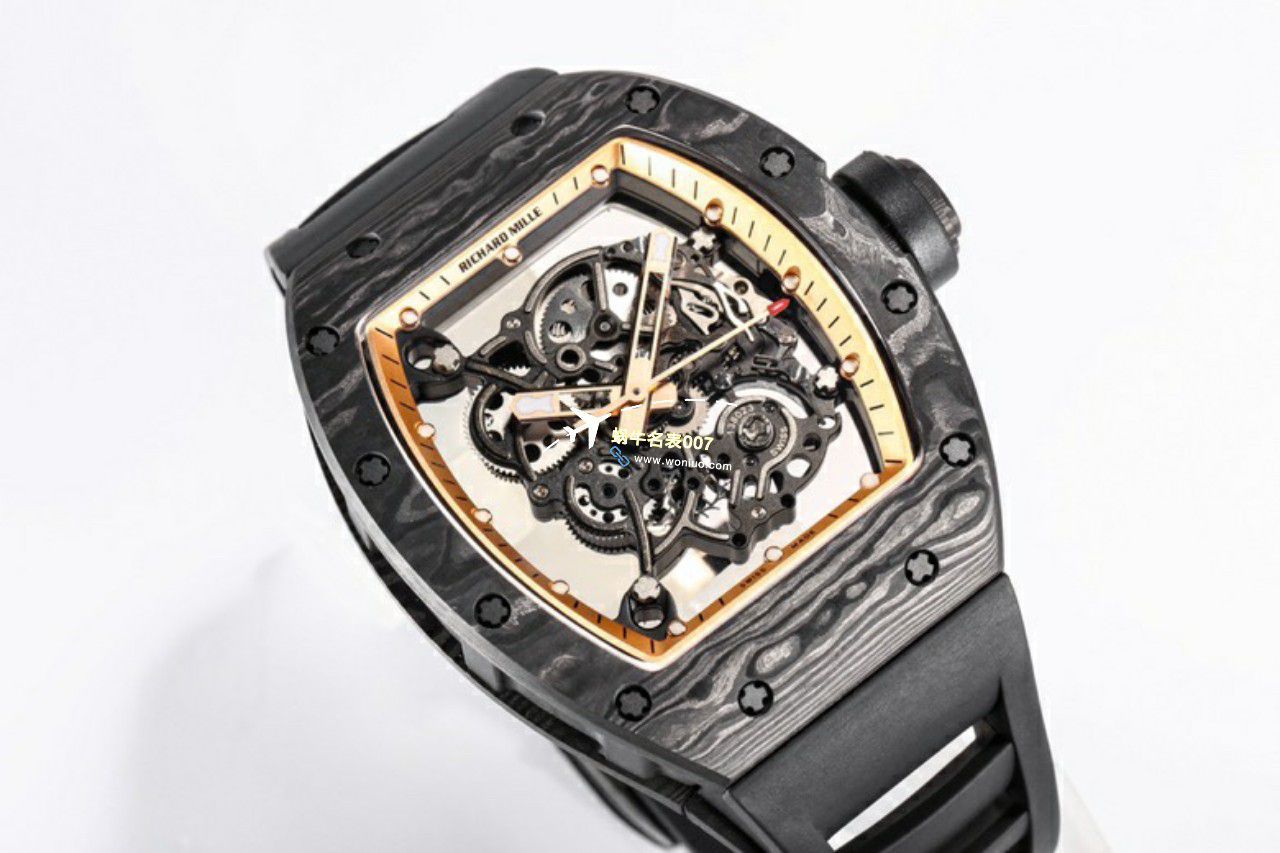 BBR Factory  Perfect  Replica Copy  RICHARD MILLE RM055一体 Movement  Watches /六点位飞轮可转 / BBRRMO55