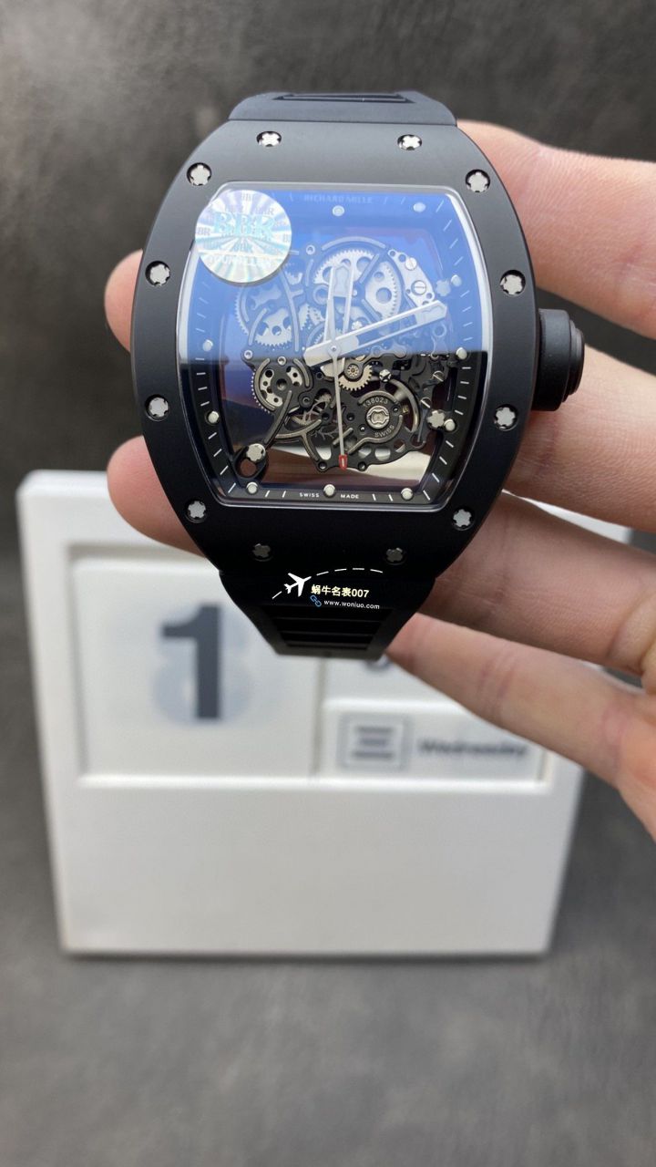 BBR Factory  Perfect  Replica Copy  RICHARD MILLE RM055一体 Movement  Watches /六点位飞轮可转 / BBRRMO55
