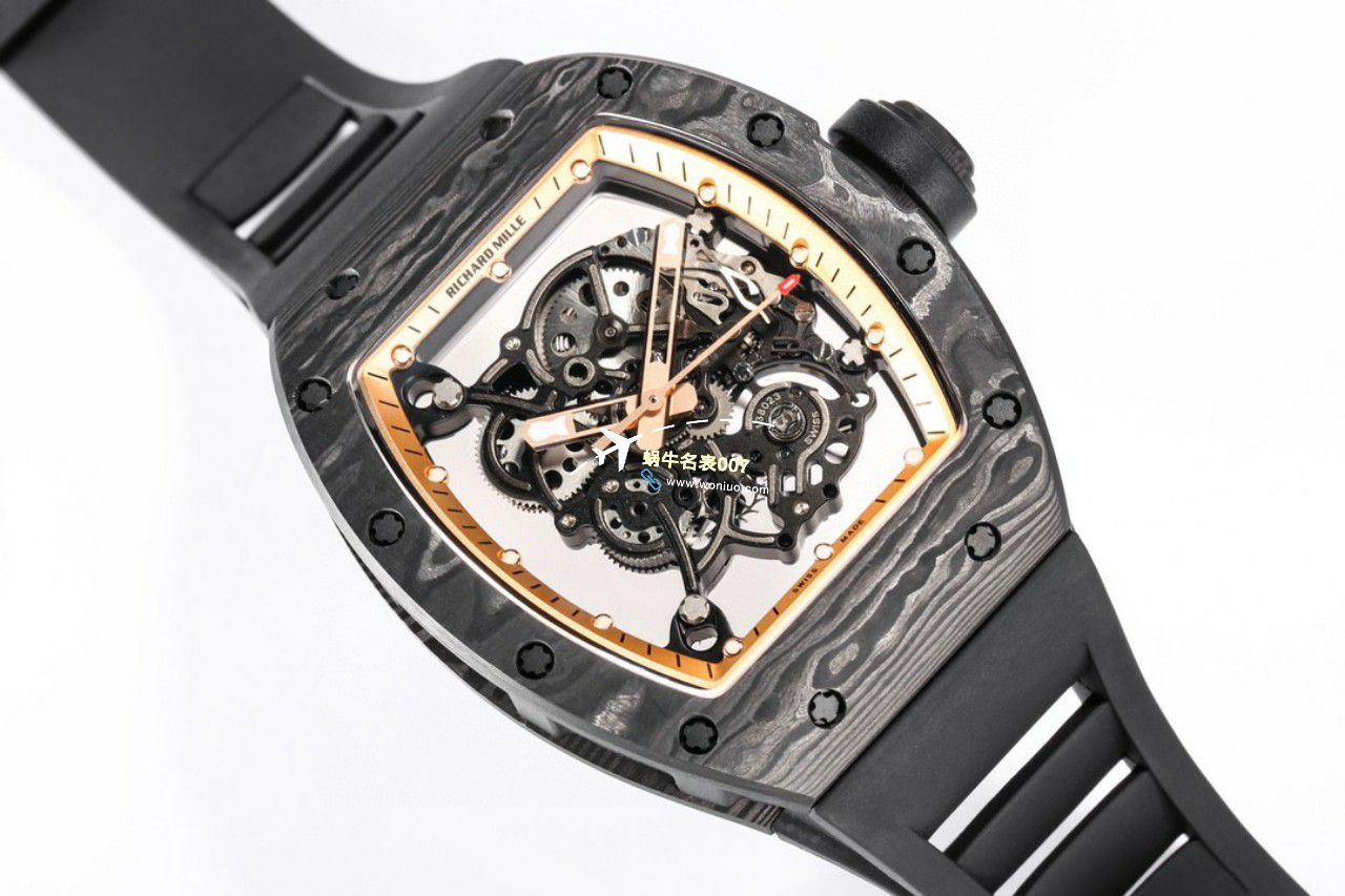 BBR Factory  Perfect  Replica Copy  RICHARD MILLE RM055一体 Movement  Watches /六点位飞轮可转 / BBRRMO55