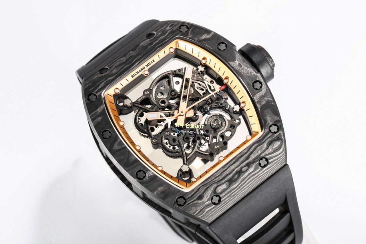 BBR Factory  Perfect  Replica Copy  RICHARD MILLE RM055一体 Movement  Watches /六点位飞轮可转 / BBRRMO55