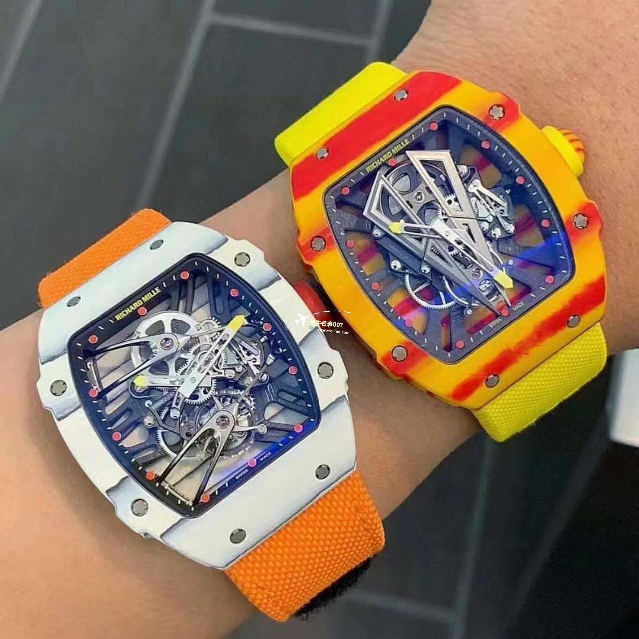 BBR Factory  Perfect  Replica  RICHARD MILLE 西班牙公牛 Replica RM27-03 Tourbillon  Movement NTPT carbon fiber  watchcase  Watches  / BBRRM27-03