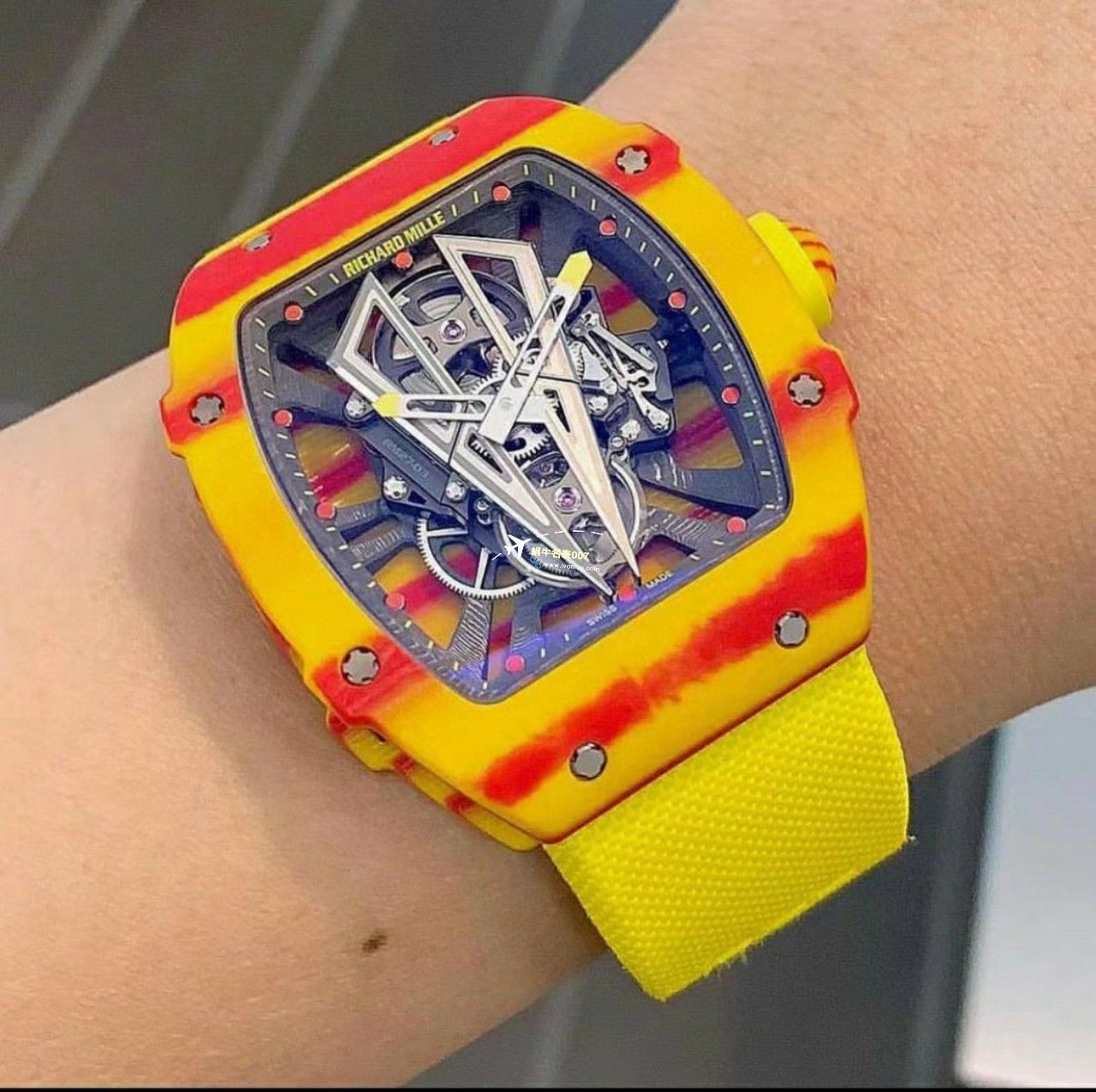 BBR Factory  Perfect  Replica  RICHARD MILLE 西班牙公牛 Replica RM27-03 Tourbillon  Movement NTPT carbon fiber  watchcase  Watches  / BBRRM27-03