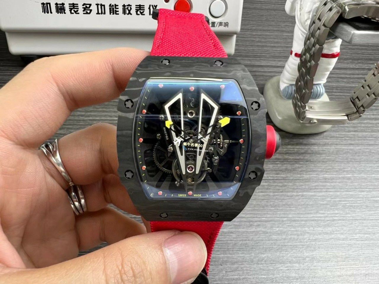 BBR Factory  Perfect  Replica  RICHARD MILLE 西班牙公牛 Replica RM27-03 Tourbillon  Movement NTPT carbon fiber  watchcase  Watches  / BBRRM27-03