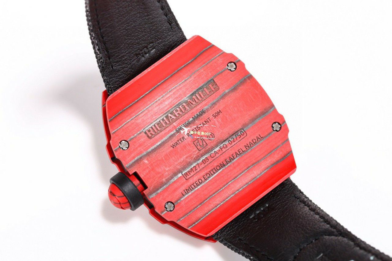BBR Factory  Perfect  Replica  RICHARD MILLE 西班牙公牛 Replica RM27-03 Tourbillon  Movement NTPT carbon fiber  watchcase  Watches  / BBRRM27-03