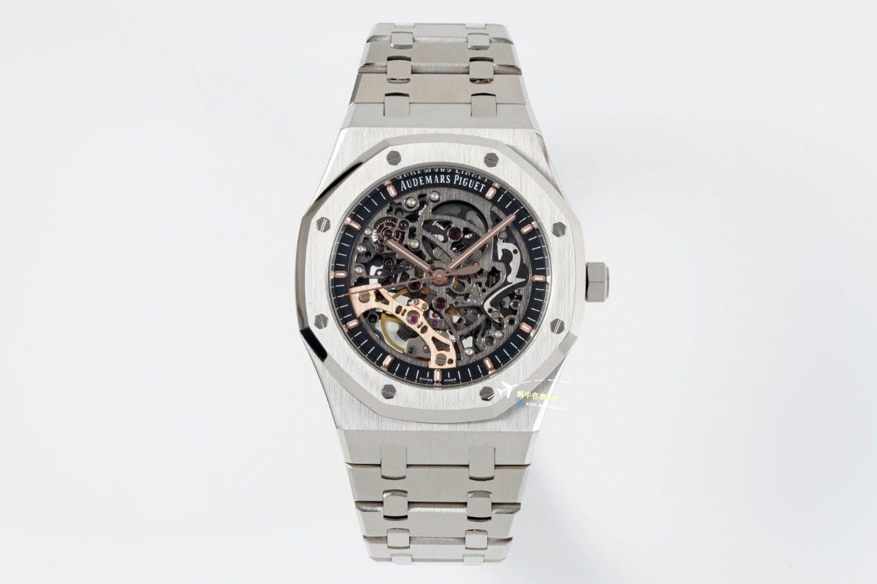 APS Factory Audemars Piguet 双摆轮镂空15407ST.OO.1220ST.01和15407OR.OO.1220OR.01 Perfect  High quality  Replica Watches  / AP232