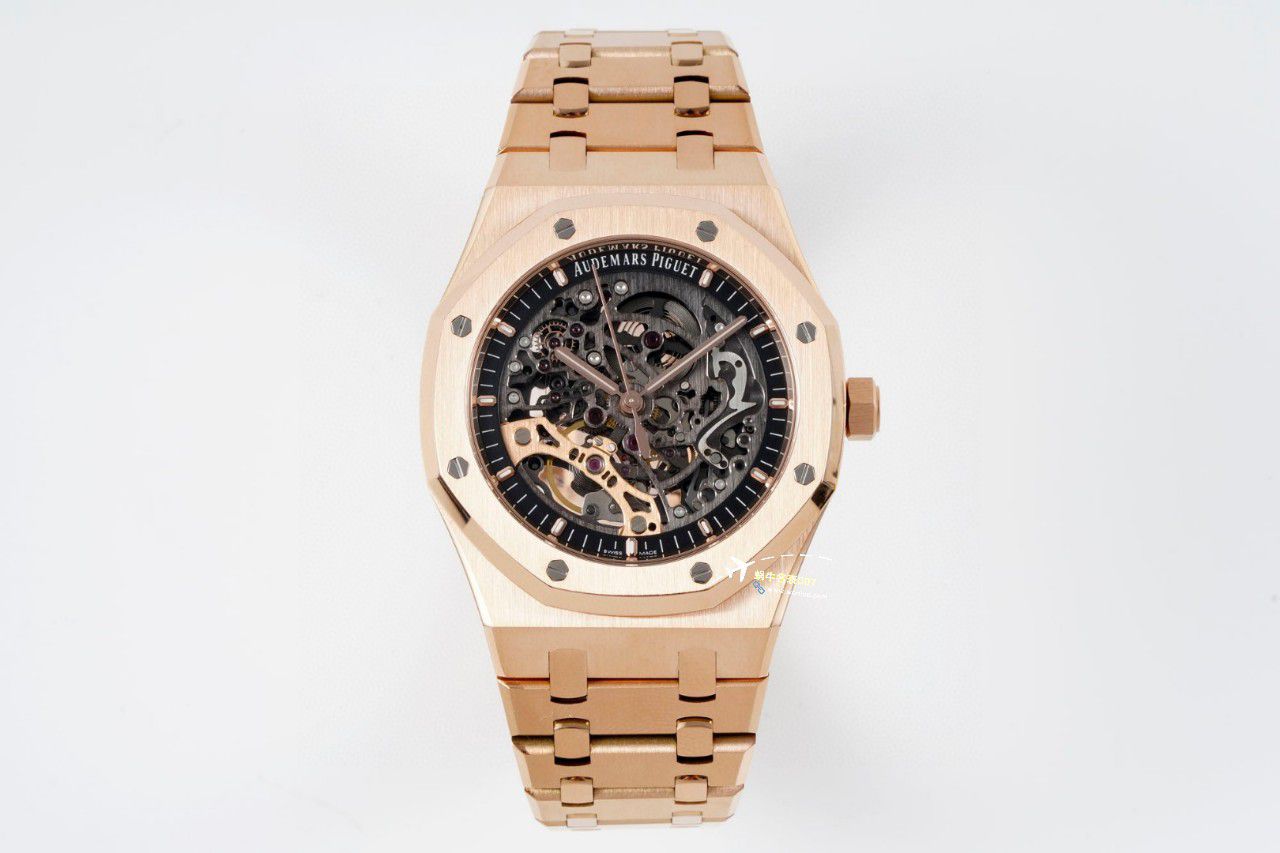 APS Factory Audemars Piguet 双摆轮镂空15407ST.OO.1220ST.01和15407OR.OO.1220OR.01 Perfect  High quality  Replica Watches  / AP232