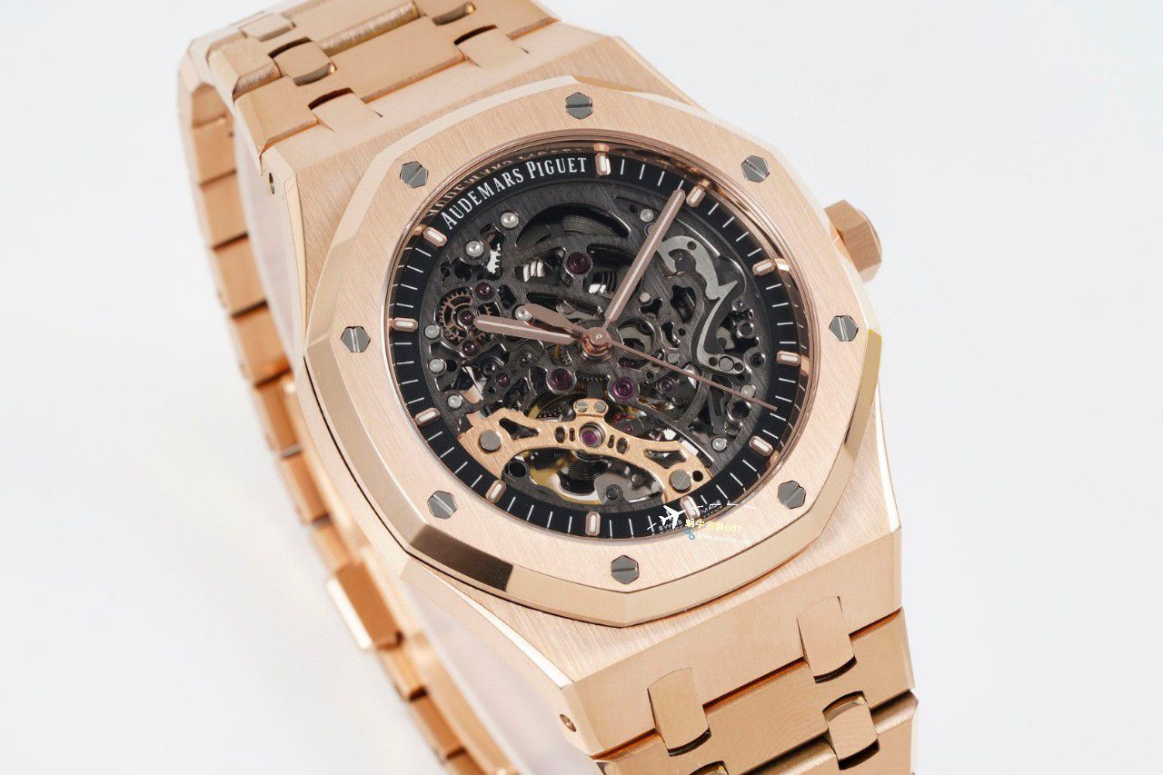 APS Factory Audemars Piguet 双摆轮镂空15407ST.OO.1220ST.01和15407OR.OO.1220OR.01 Perfect  High quality  Replica Watches  / AP232