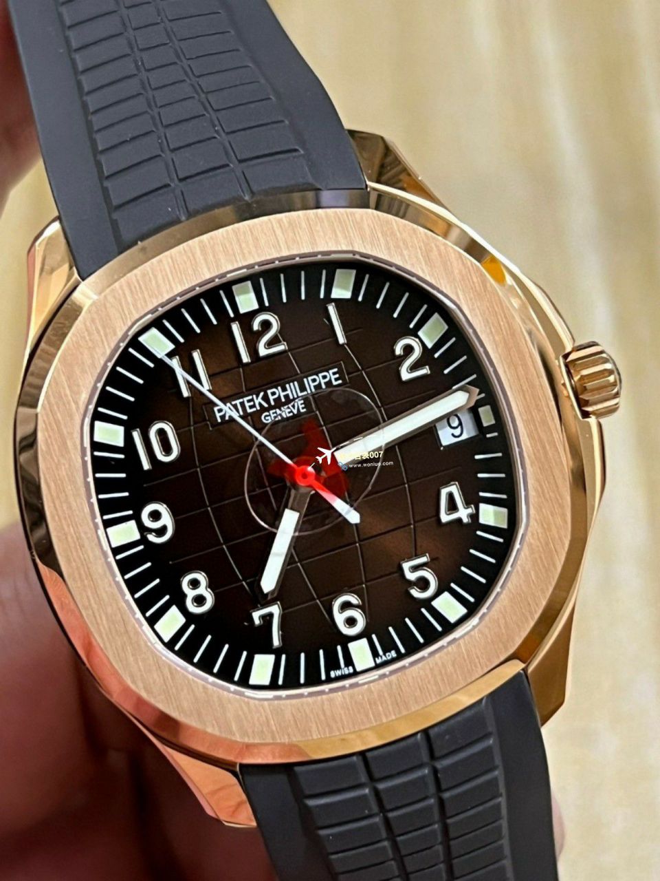 3K Factory  Perfect  Replica Copy  Watches  PATEK PHILIPPE AQUANAUT手雷5167R-001一体 Movement 升级版 wrist watches  / BD371