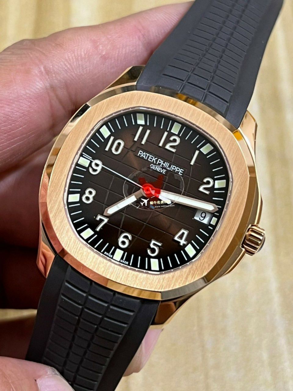 3K Factory  Perfect  Replica Copy  Watches  PATEK PHILIPPE AQUANAUT手雷5167R-001一体 Movement 升级版 wrist watches  / BD371
