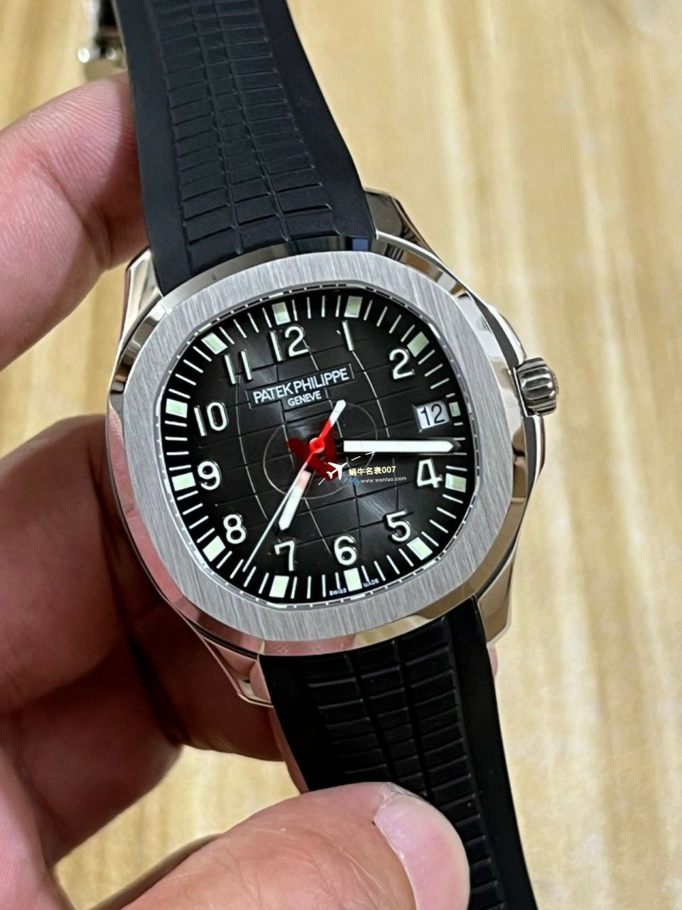 3K Factory  Perfect  Replica Copy  Watches  PATEK PHILIPPE AQUANAUT手雷5167R-001一体 Movement 升级版 wrist watches  / BD371