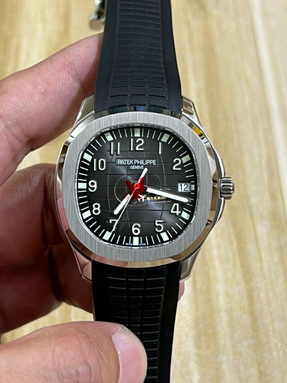 3K Factory  Perfect  Replica Copy  Watches  PATEK PHILIPPE AQUANAUT手雷5167R-001一体 Movement 升级版 wrist watches  / BD371