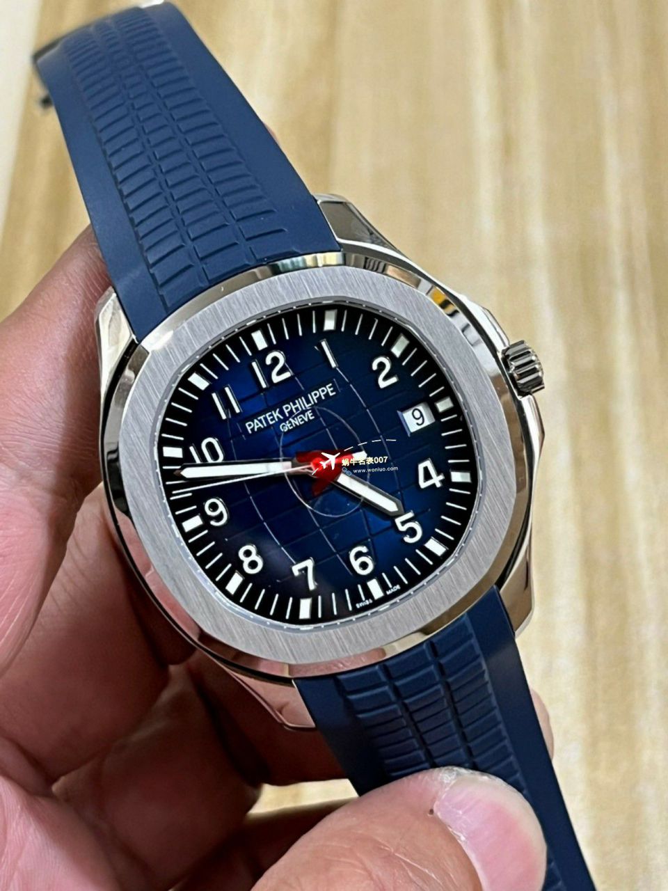 3K Factory  Perfect  Replica Copy  Watches  PATEK PHILIPPE AQUANAUT手雷5167R-001一体 Movement 升级版 wrist watches  / BD371