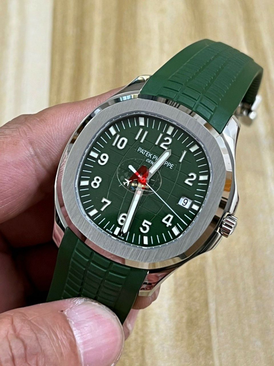 3K Factory  Perfect  Replica Copy  Watches  PATEK PHILIPPE AQUANAUT手雷5167R-001一体 Movement 升级版 wrist watches  / BD371