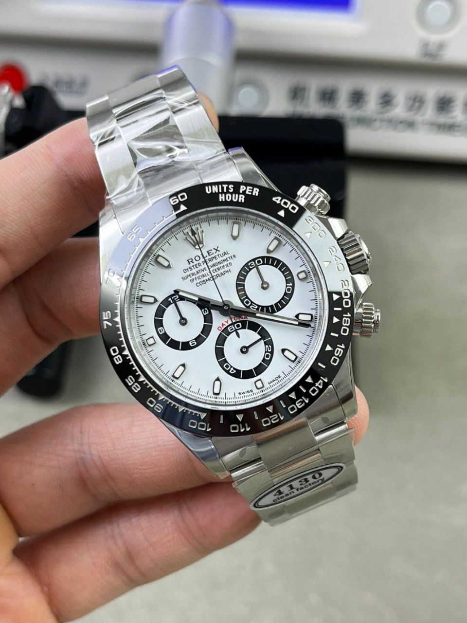  Video analysis clean Factory 4130 Movement  Rolex  Ditongna 熊猫迪m116500ln-0001等 top  Perfect  Replica Watches  / R763