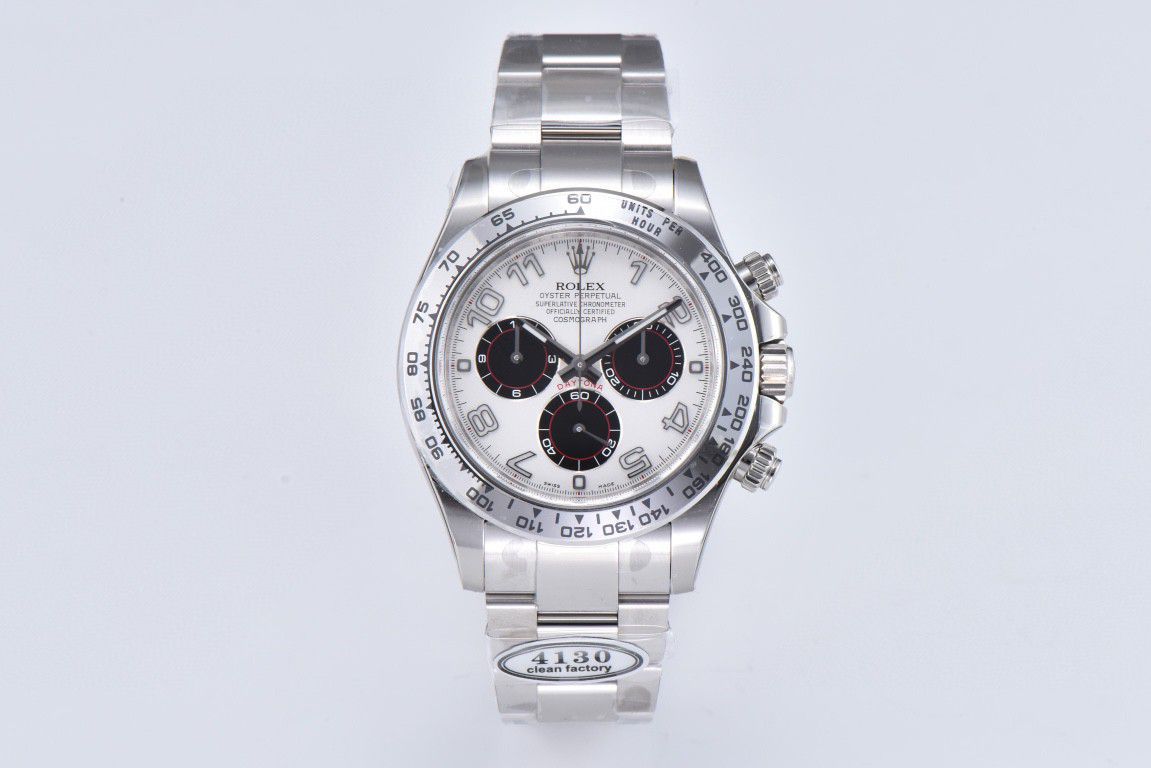  Video analysis clean Factory 4130 Movement  Rolex  Ditongna 熊猫迪m116500ln-0001等 top  Perfect  Replica Watches  / R763