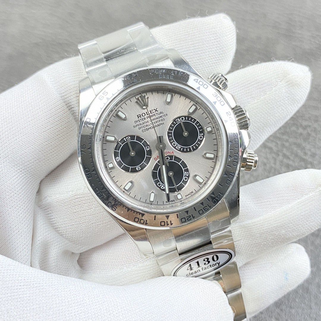  Video analysis clean Factory 4130 Movement  Rolex  Ditongna 熊猫迪m116500ln-0001等 top  Perfect  Replica Watches  / R763
