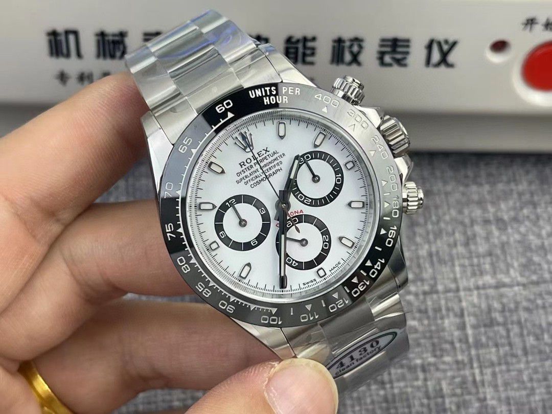  Video analysis clean Factory 4130 Movement  Rolex  Ditongna 熊猫迪m116500ln-0001等 top  Perfect  Replica Watches  / R763