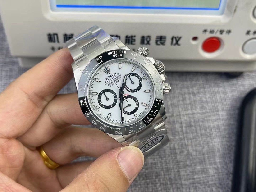  Video analysis clean Factory 4130 Movement  Rolex  Ditongna 熊猫迪m116500ln-0001等 top  Perfect  Replica Watches  / R763
