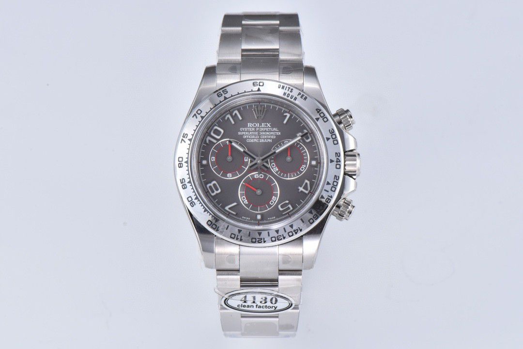  Video analysis clean Factory 4130 Movement  Rolex  Ditongna 熊猫迪m116500ln-0001等 top  Perfect  Replica Watches  / R763