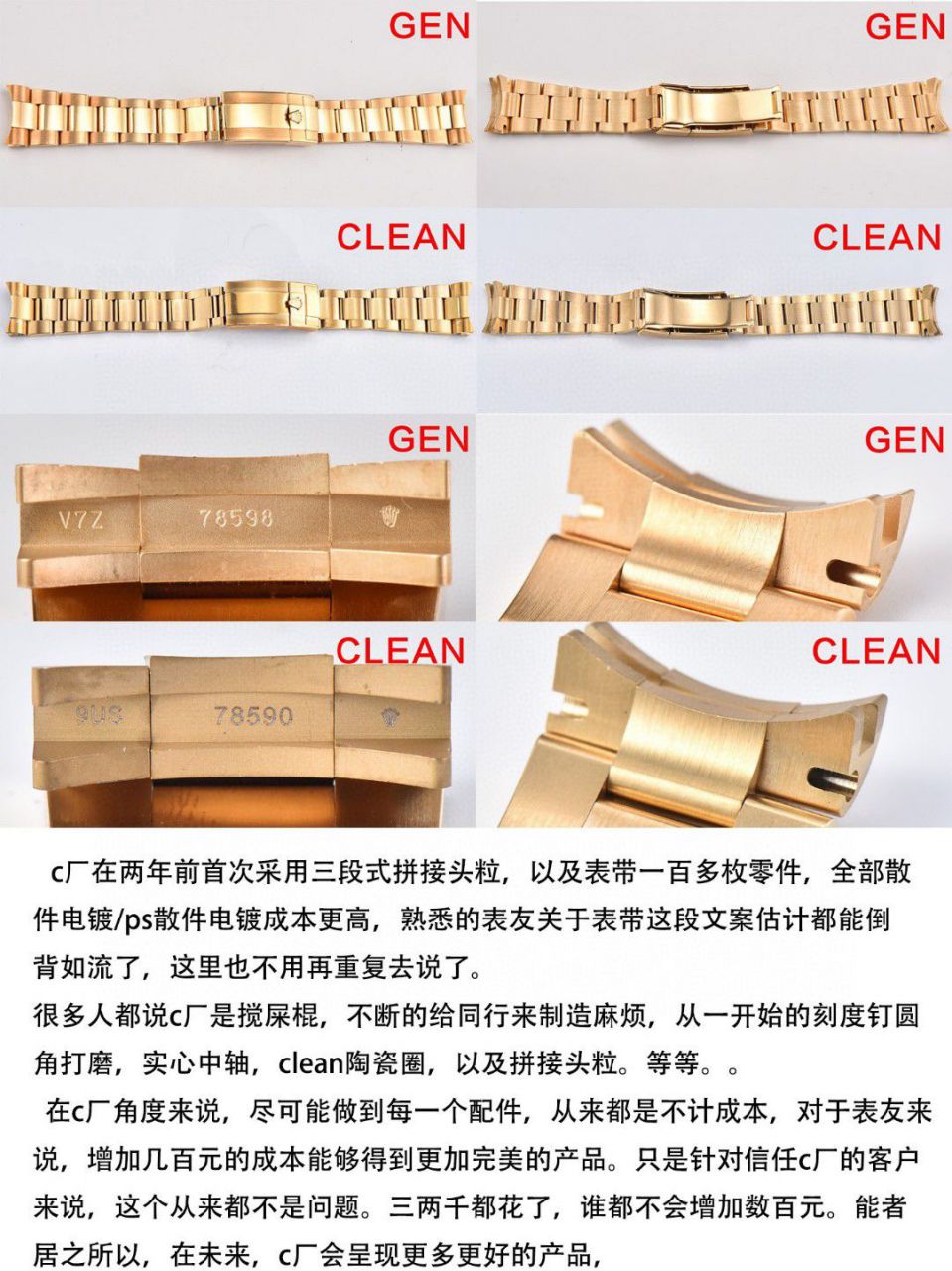  Video analysis clean Factory 4130 Movement  Rolex  Ditongna 熊猫迪m116500ln-0001等 top  Perfect  Replica Watches  / R763