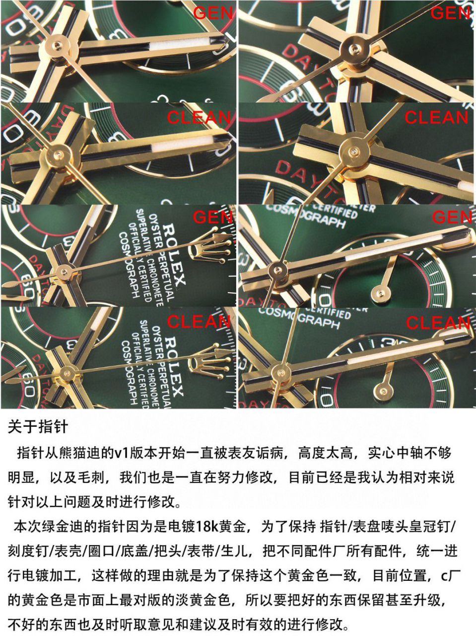  Video analysis clean Factory 4130 Movement  Rolex  Ditongna 熊猫迪m116500ln-0001等 top  Perfect  Replica Watches  / R763
