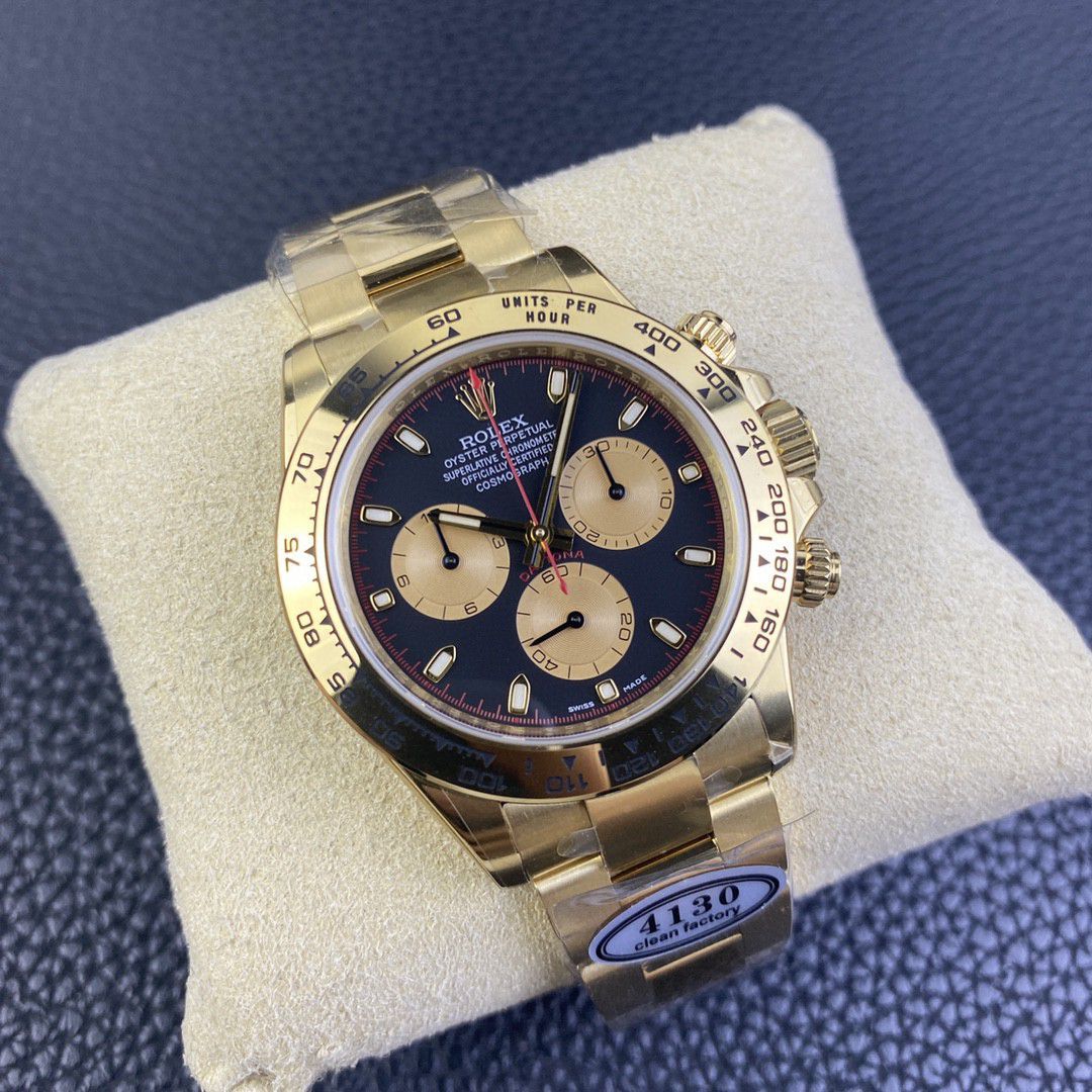  Video analysis clean Factory 4130 Movement  Rolex  Ditongna 熊猫迪m116500ln-0001等 top  Perfect  Replica Watches  / R763
