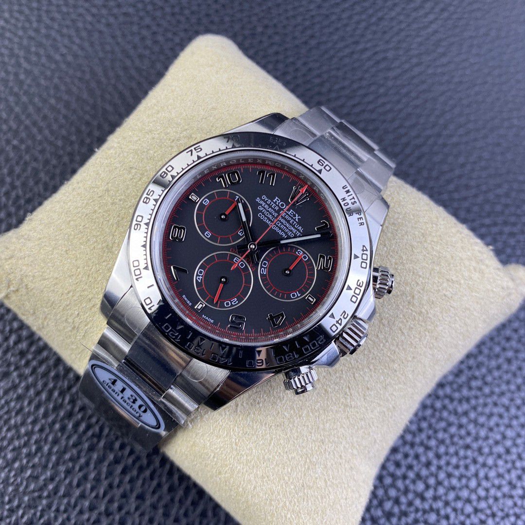  Video analysis clean Factory 4130 Movement  Rolex  Ditongna 熊猫迪m116500ln-0001等 top  Perfect  Replica Watches  / R763