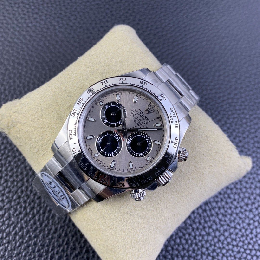  Video analysis clean Factory 4130 Movement  Rolex  Ditongna 熊猫迪m116500ln-0001等 top  Perfect  Replica Watches  / R763