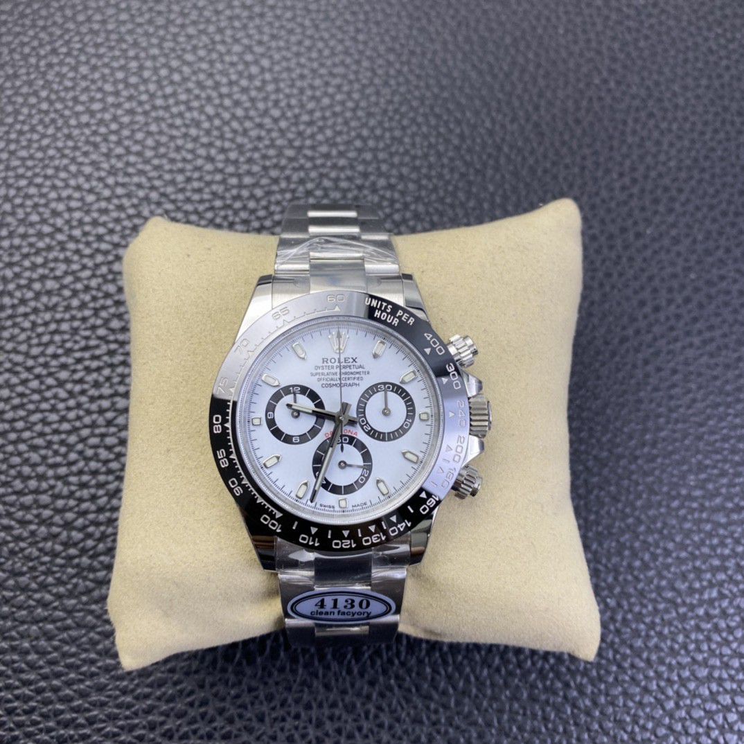  Video analysis clean Factory 4130 Movement  Rolex  Ditongna 熊猫迪m116500ln-0001等 top  Perfect  Replica Watches  / R763