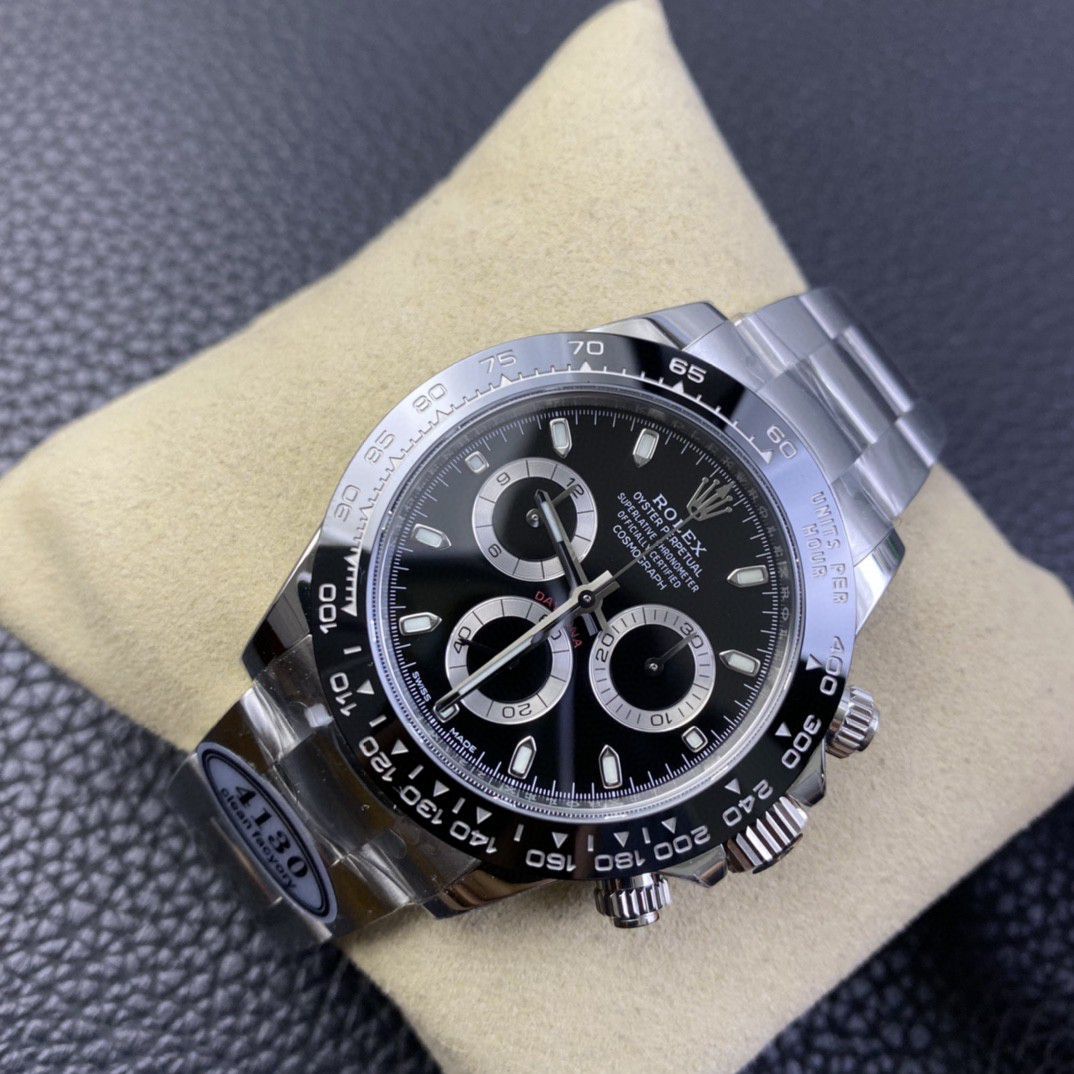  Video analysis clean Factory 4130 Movement  Rolex  Ditongna 熊猫迪m116500ln-0001等 top  Perfect  Replica Watches  / R763