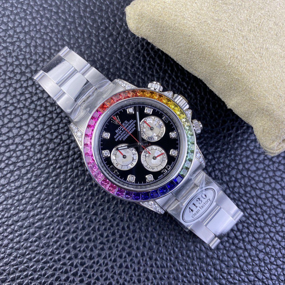  Video analysis clean Factory 4130 Movement  Rolex  Ditongna 熊猫迪m116500ln-0001等 top  Perfect  Replica Watches  / R763